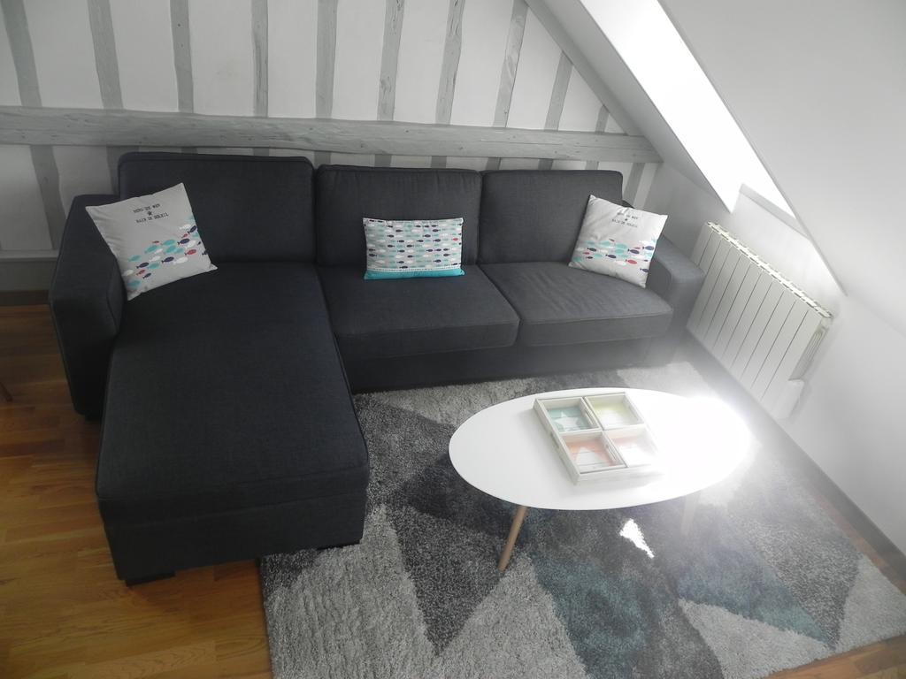 Appartement Rue Haute Honfleur Bagian luar foto